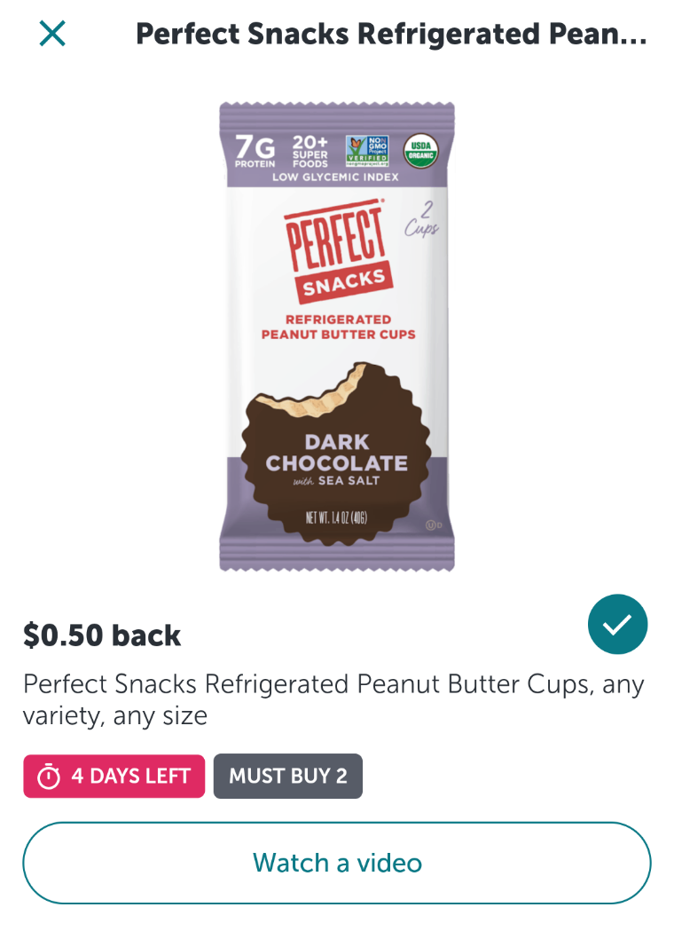 perfect snack offer details